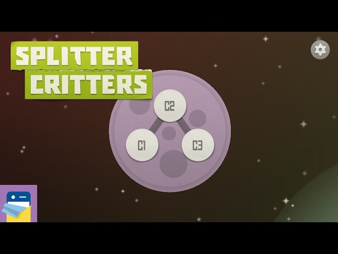 Splitter Critters: Bonus Moon C, прохождение уровней C1, C2, C3 и игровой процесс iOS (от RAC7 Games)