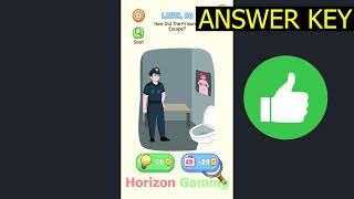 Naughty Puzzle Tricky Test LEVEL 30 How did the prisoner escape - Gameplay Walkthrough Android IOS screenshot 5