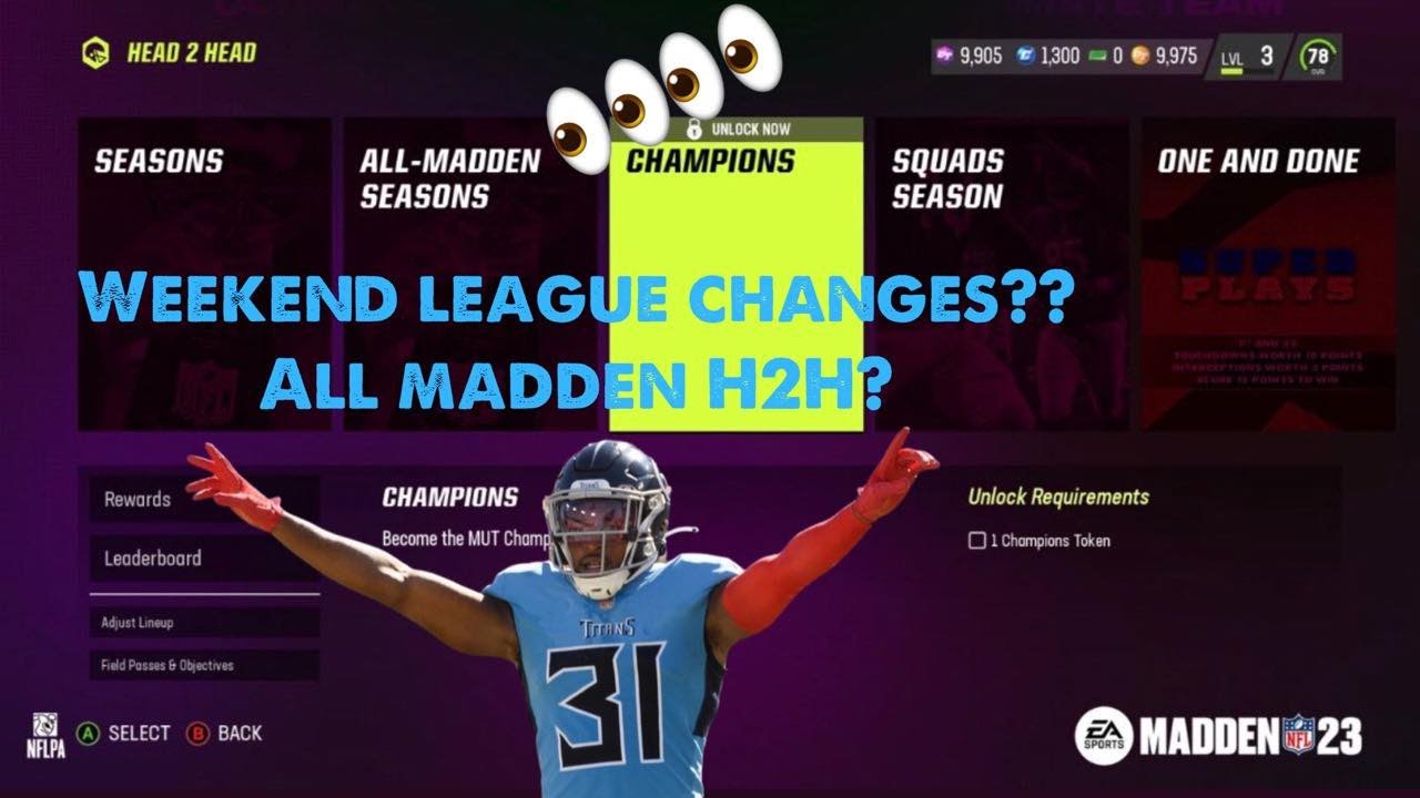 madden 23 h2h