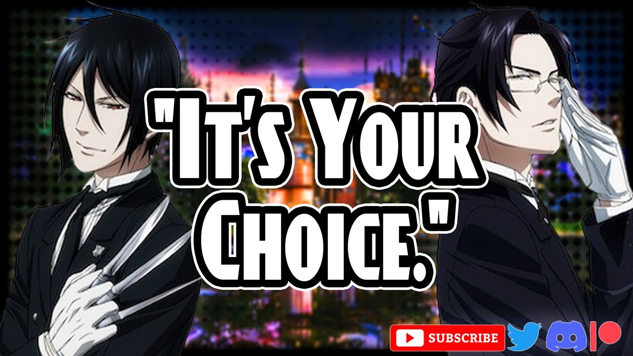 Sebastian and Claude Fight Over You - (Black Butler) - Anigomi Character Audio