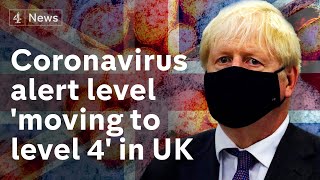Coronavirus: UK alert level increased amid fear of 50,000 daily infections