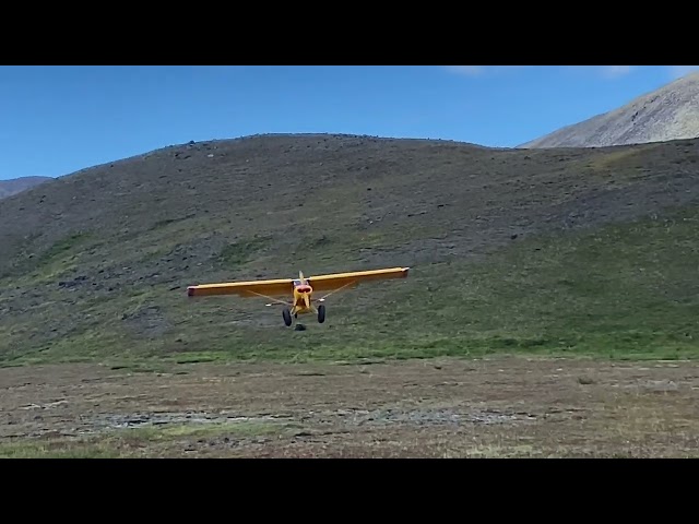 Landing at Sheep Creek, Alaska