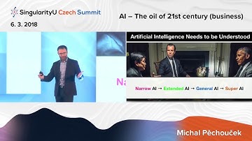 Future of AI I Michal Pěchouček I AI: The Oil of the 21st Century I SingularityU Czech Summit 2018