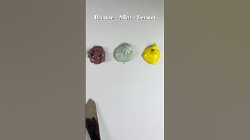 Color mixed New Colors ! #satisfying #colormixing