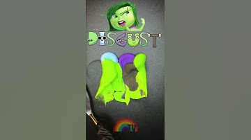 #alphabetlore Unveiling the New Letter through Color Mixing Disgust  #amazingdigitalcircus#insideout