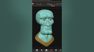 I MADE HANDSOME SQUIDWARD IN 3D