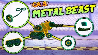 C.A.T.S NEW PARTS - METAL BEAST SET - HORNS OF RAGE &amp; ELECTRIC LASSO - Crash Arena Turbo Stars