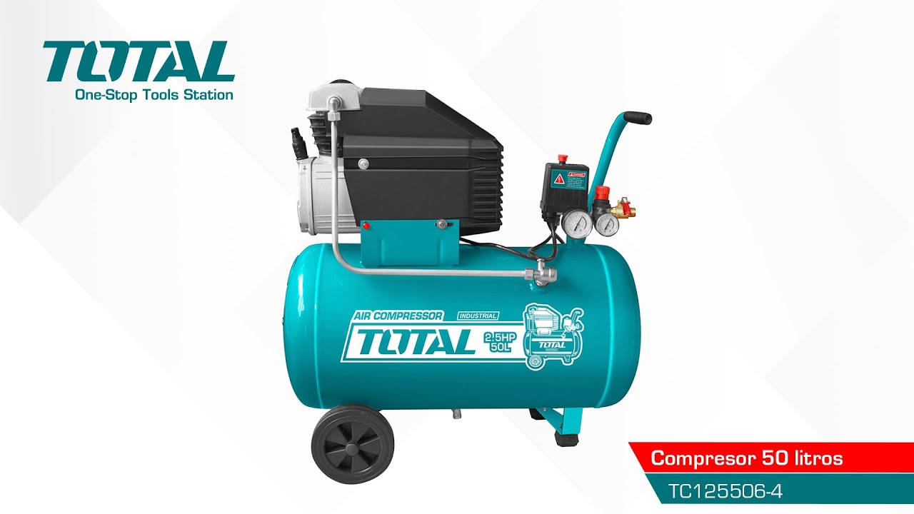 Unboxing Compresor de aire 50 litros TOTAL TC125506 