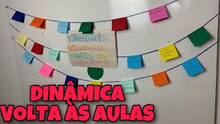 Dinamica Volta As Aulas Perguntas Respostas