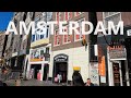 Amsterdam vom Hauptbahnhof zum Stadtplatz Dam - Niederlande