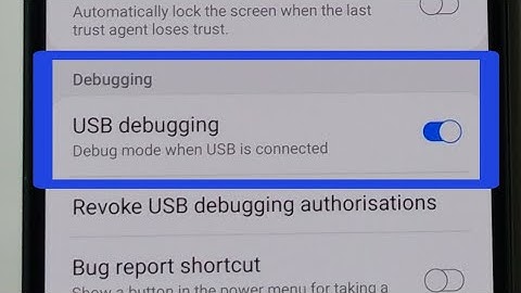 Samsung Galaxy A50 A50s Enable USB Debugging and Developer Options