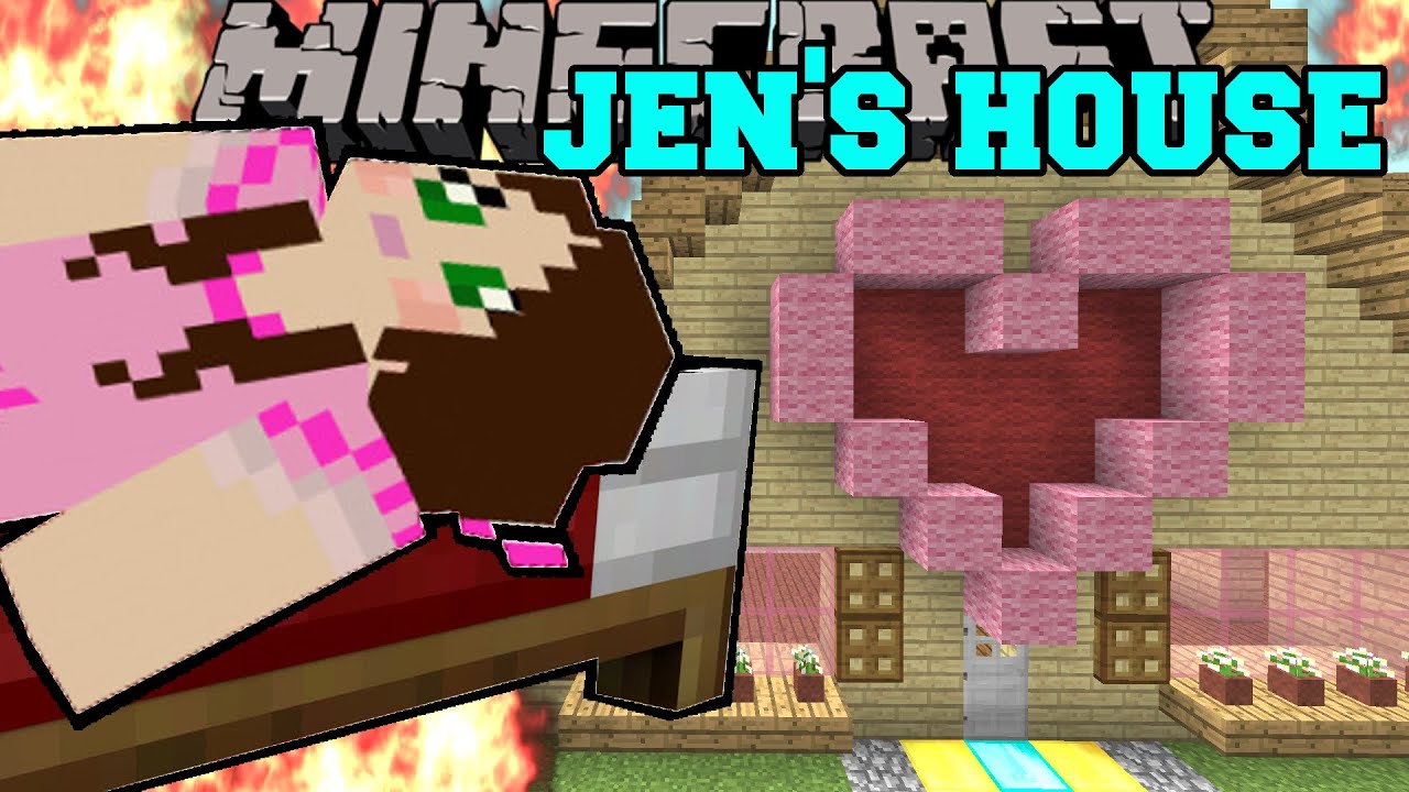 Minecraft Burning Gamingwithjen S House Lava Inside Jen S Home
