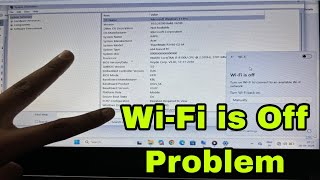 All Laptop Wi-Fi Is Off Internal Internet Devices Not Connecting Problem in Windows11#macnitesh