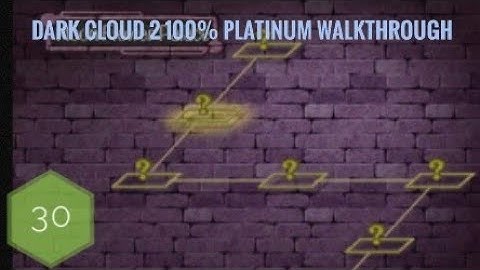 Dark Cloud 2 100% 4k Platinum Walkthrough Part 30 Crawling Through The Moonflower Palace Dungeon