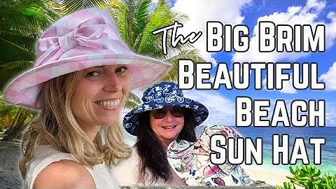 Hat School - The Big Brim Beautiful Beach Sun Hat stap voor stap tutorial