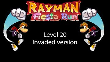 Rayman Fiesta Run Level 20 hard (invaded, heimgesucht) version Walkthrough