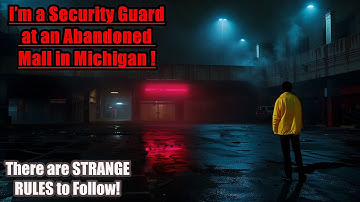 I’m a Security Guard at an Abandoned Mall in Michigan .. There are STRANGE RULES to Follow!