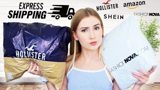 TESTING OVERNIGHT SHIPPING FROM DIFFERENT BRANDS!!