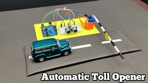 How To Make Automatic Car Parking Toll Gate System|| Toll Gate using arduino| Arduino projects