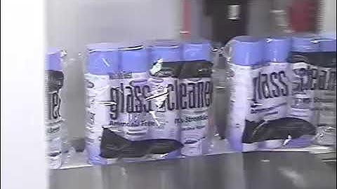 Orbital Continuous Motion Vertical Wrapper - Aerosol Glass Cleaner 4 Packs