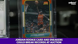 Michael Jordan rookie card and sneakers could break records at Christie’s auction