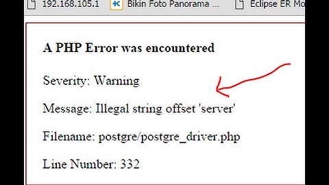Codeigniter problem - Illegal string offset 