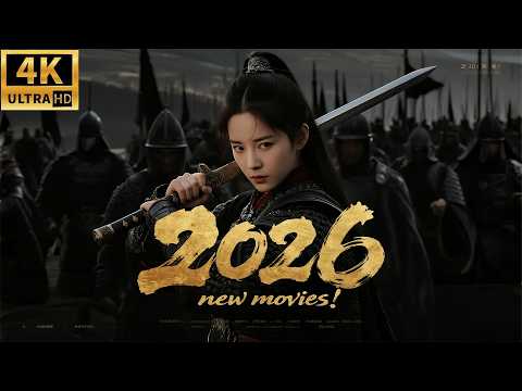 🥇2026 Kung Fu Movie! Sexy girl trapped💥 young hero rescues her alone from enemy army!