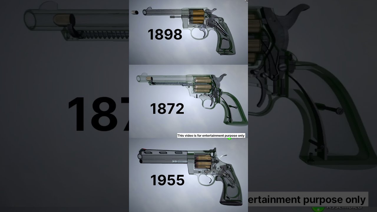 Colt 3 Generations 1955 Vs 1872 1898 Generation Reload Animation Enlisted Slowmotion
