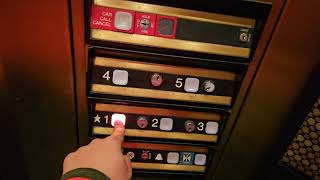 Z Flip 5 Full Ride: 1985 Dover Impulse Hydraulic Elevator | Chase Bank Building | Mercer Island WA