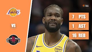 Deandre Ayton - 7 Points, 16 Rebounds, 1 Assist vs Rockets - Game 6 - 2026 Playoffs
