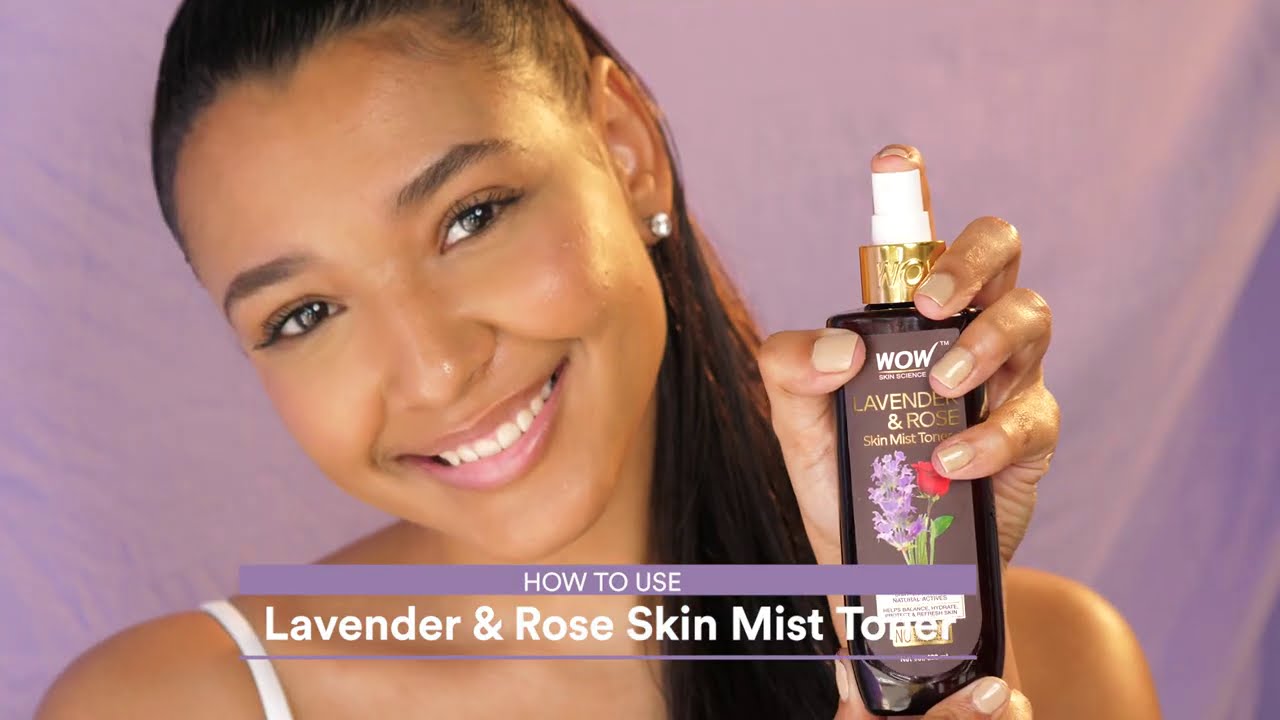 wow lavender & rose mist toner