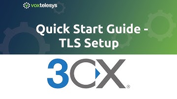 3CX Quick Start Guide - TLS Setup