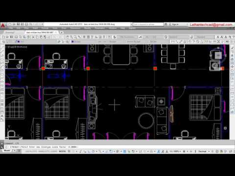 Video 7: Dạy vẽ Autocad - Các thuộc tính màu, kiểu nét vẽ trên thanh công cụ Properties