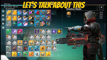 We should talk about the inventory overhaul in the Waypoint update for No Man