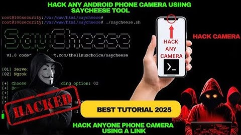 Camera Hacking Tools in Parrot OS | How To Access Any Phone Camera Using SayCheese In Parrot OS |