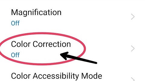 color correction full setting oppo A53 | how to use color correction on oppo phone