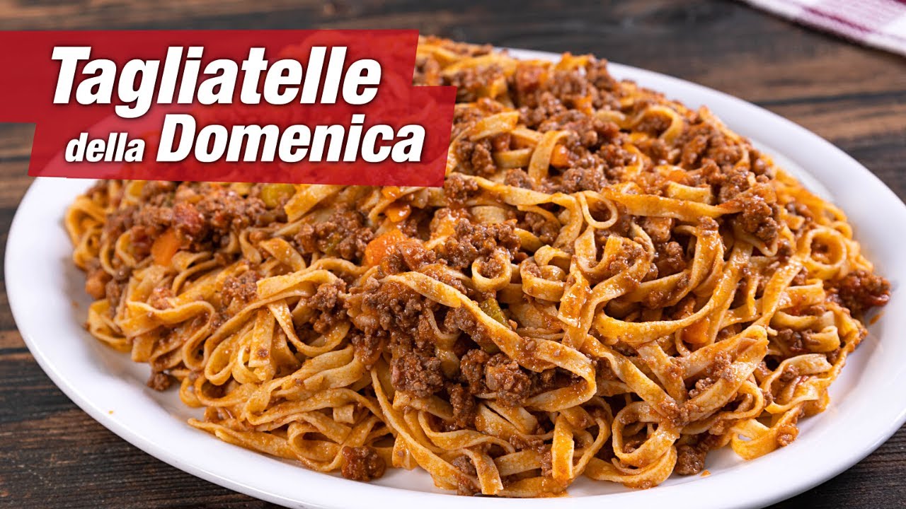 Come fare le 🍝 TAGLIATELLE DELLA DOMENICA 🍝 Ricetta Facile - Buon'Idea 
