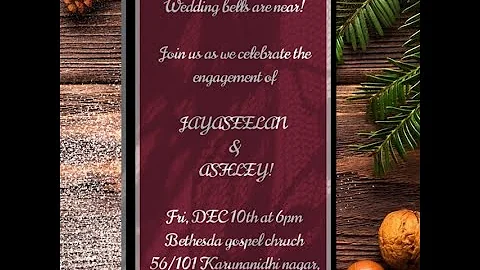 Betrothal Jayaseelan & Ashley