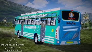 Sabari Coach Private Bus Mod In Bus Simulator Indonesia - Bussid Bus Mod - Bussid Car Mod - Bussid