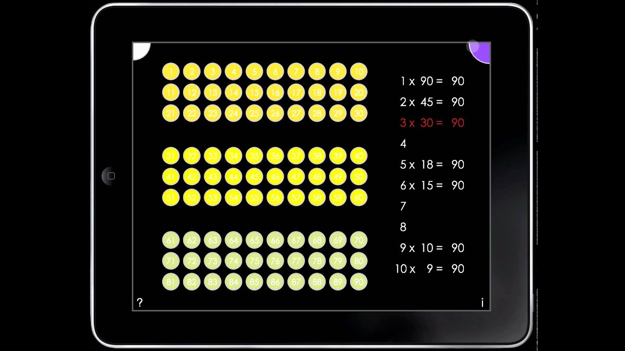 Multiplication Chart App