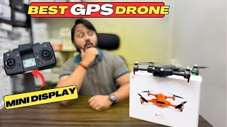 P70 DRONE BRUSHLESS MOTOR With GPS and Mini Display In Remote | Best RC Drone With Dual Camera