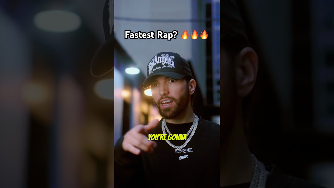 Fastest Rapper? 🔥🔥🔥 song: “Chopper” by GAWNE! #music #rap