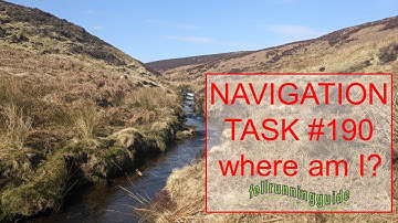 Navigation Task 190 #mapreading #contourlines #peakdistrict