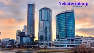 Yekaterinburg Russia City by Drone    russia yekaterinburg drone view