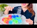 チャンネル登録者100人突破【ASMR】琥珀糖,咀嚼音/Amber sugar,Eating sounds,Mukbang/호박당,먹방