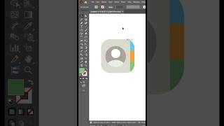 Adobe illustrator 2026 Tutorial: Create a Sleek Profile Icon Fast! 😱#vicktimegraphic #Shorts