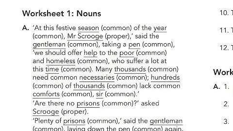 Worksheet 1&2|Class-7 |Collins English Grammar & composition