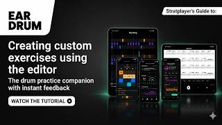 EarDrum: The Drummers Practice App - Creating Exercises within first 24 hours use