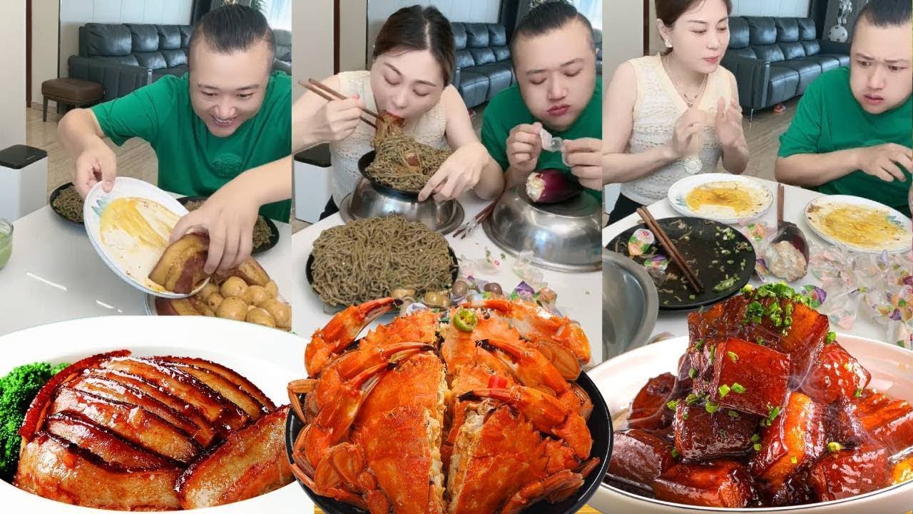 自私老公抢走所有食物，等我拿出红烧肉，他气哭了！