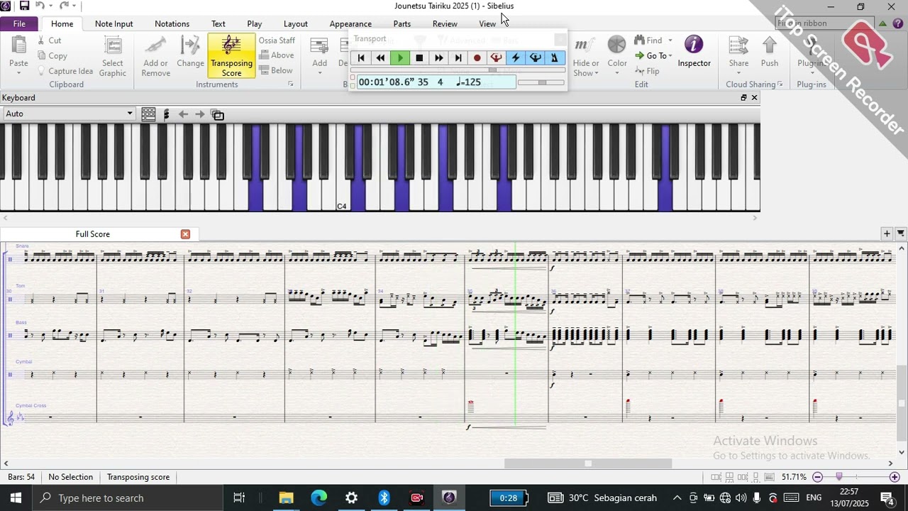 Jounetsu Tairiku - Marching Band Mathali'ul Falah Arransement 